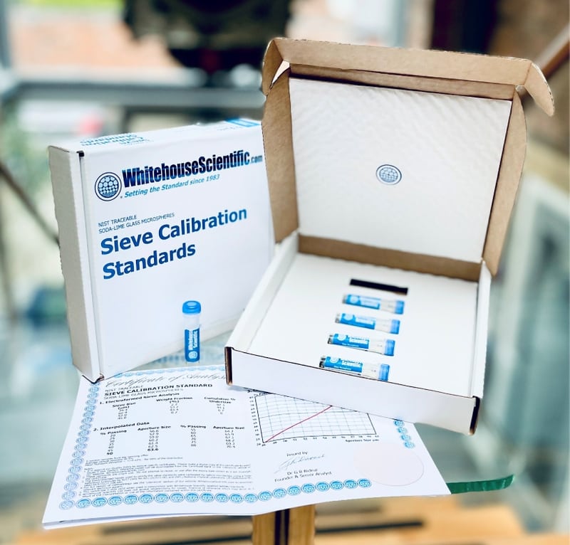 NIST Traceable Sieve Calibration Standards
